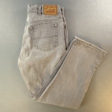 Gap Pioneer Jeans Gray Denim Straight Leg (34x31 ) Vintage Made in USA