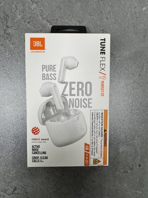 JBL Harman Tune Flex Noise Cancelling EarBuds - White