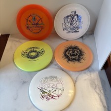 Lot of 5 Disc Golf Discs Innova, Discraft PREDATOR, Dynamic Latitude 64 Misprint