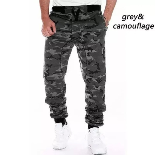 Camouflage Herren Cargo Combat Army Camouflage Sporthose Jogginghose Sweatpants Hose - Bild 29 von 30