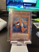 Yu-Gi-Oh Machina Gearframe 1st Edition Super Rare #SDMM-EN002 +2 SDMM Commons