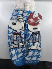Peanuts Snoopy Sherpa Lined Socks Cozy Winter Non-Slip NEW One Size