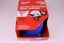 Milwaukee (50-73-1320), Front Brim Vented Safety Helmet, Type I, II, Class C