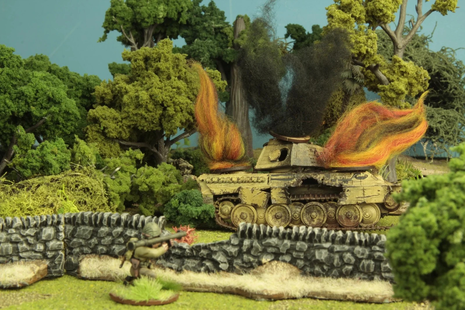 Warlord Games Bolt Action 1:56 Tabletop Wargaming Tank Damage Markers WG-DAM-01