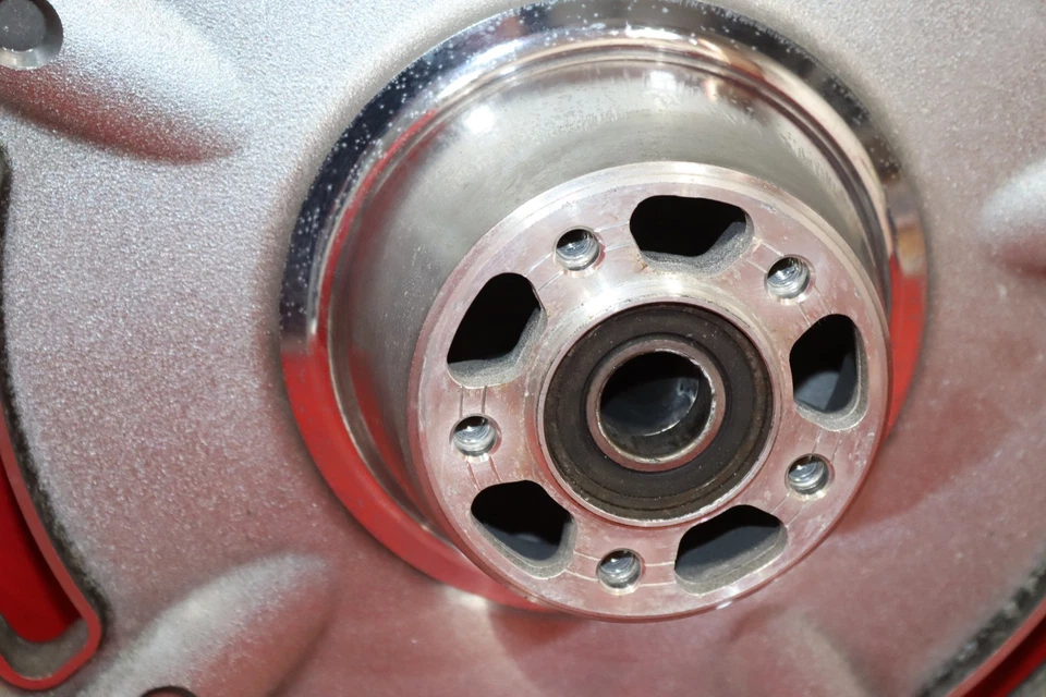 2009 HARLEY-DAVIDSON SPORTSTER 1200 CUSTOM XL1200C 16x3 REAR BACK WHEEL RIM STR8 - Image 3 of 4