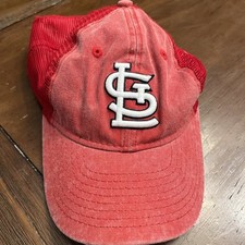 St Louis Cardinals Youth Mesh Trucker Snapback Hat Cap New Era
