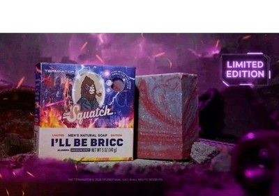 SALE! Dr. Squatch Ill Be Bricc 4 Pack The Terminator Limited Edition 5oz Soap 