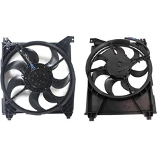 Radiator and A/C Condenser Cooling Fan For 99-05 Hyundai Sonata 01-06 Kia Optima