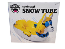 BigMouth Inc Cool Corgi Snow Tube Inflatable Sled XL PVC Vinyl