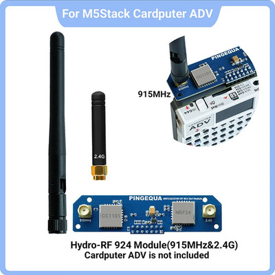 For M5Stack Cardputer ADV CC1101 915Mhz & NRF24 2.4G RF Module , Stable Power, O
