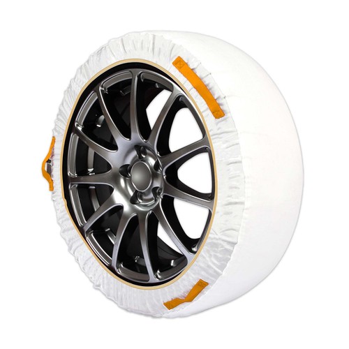 Calze Da Neve Auto Omologate EN 16662-1 - Misura 215/65R16, Montaggio In 30 Secondi, Lavabili, Trazione Sicura