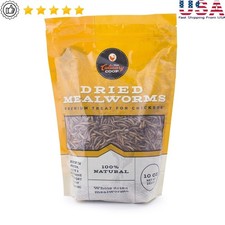 Natural Dried Mealworms Chickens Ducks Birds Reptiles 2.25lb Protein Snacks New