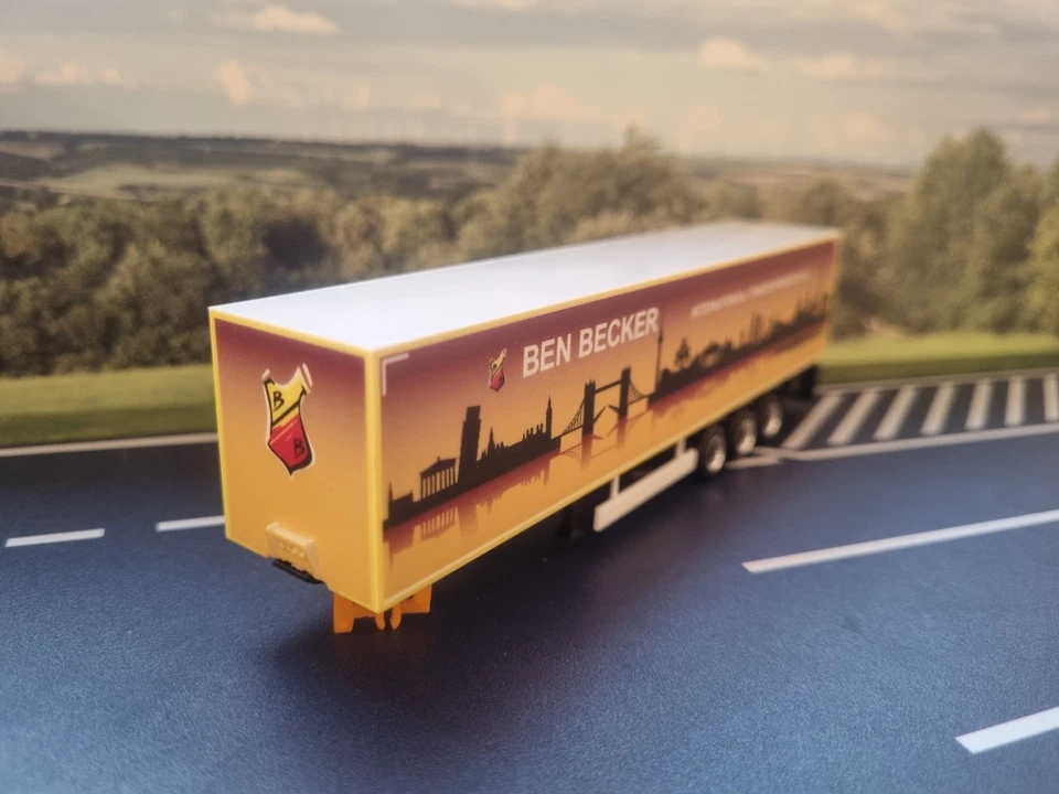 Herpa 3achs - Sattelauflieger Spedition Ben Becker 1:87 - Bild 2 von 2