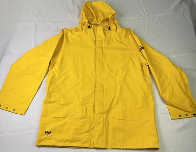 Helly Hansen Workwear Unisex Mandal Waterproof Rain Jacket-Yellow-Size: L