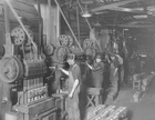 Hudson Motor Car Company 1918 milling room factory photo press photograph 5