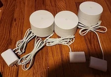 Google Wifi - AC1200 - Mesh WiFi System - 4500 Sq Ft Coverage - 3PACK