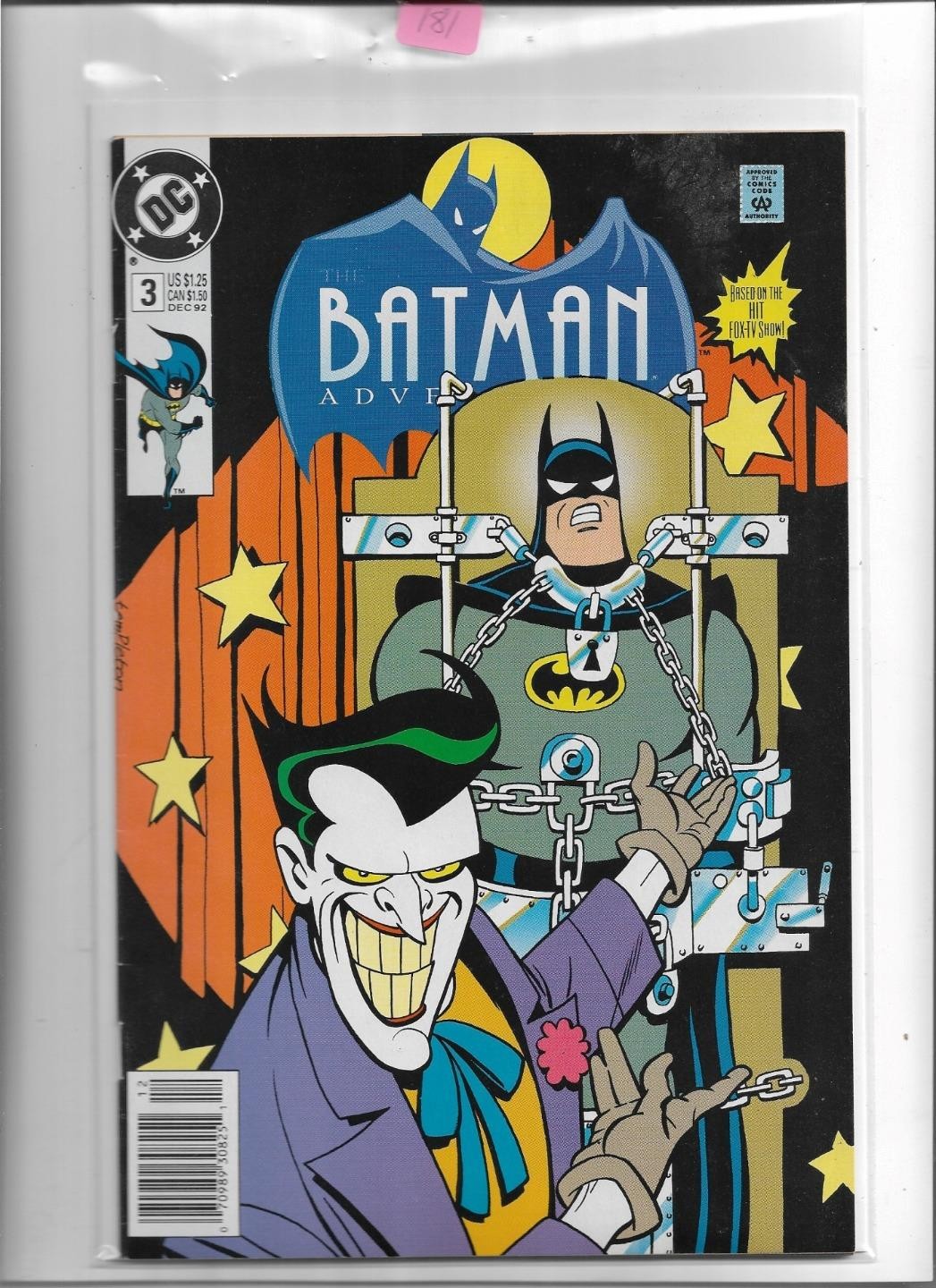 The Batman Adventures #3 1992 Fine-Very Fine 7.0 181 Joker