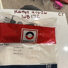 (1) GM DELCO BRAKE SHOE ADJUSTER & SPRING KIT NOS 18005726, 179-1184, USA made