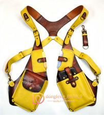 Retro Artificial Leather Shoulder Strap Underarm Bag Wallet Outdoors Phone Pouch