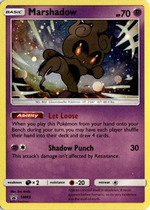 Marshadow SM85 Sun & Moon Black Star Promo Holo