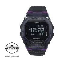 Casio G-Shock G-SQUAD Bluetooth® Black Resin Band Watch GBD-200SM-1A6