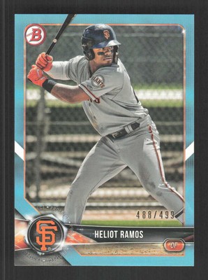 Heliot Ramos 2018 Bowman Draft Sky Blue #/499 #BD-133