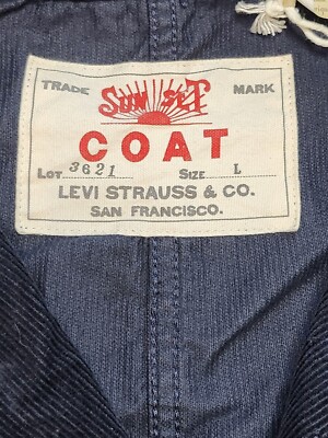 Levi's Vintage Clothing 1920s Corduroy Sunset Coat | eBay