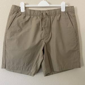 khaki drawstring shorts mens