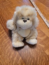 Circus Circus Plush Gorilla Monkey 15" Stuffed Animal Swinging Blonde White