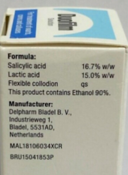Lot De 4 Boîtes Duofilm 15 Ml - Traitement Des Verrues à L'acide Salicylique - Neuf Irlande