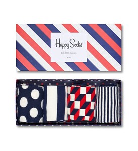 Happy Socks Big Dots Gift Box XBD09-6000 dots and Stripes  (7333102024760)