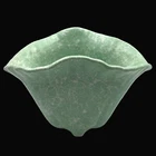 SHAWNEE Pottery Cameo Mint Green White Splatter Ware 2504 Planter Vase Vintage