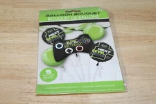 5 Foil Balloon Bouquet Epic Birthday, Next Level Gamers Birthday Party Decor