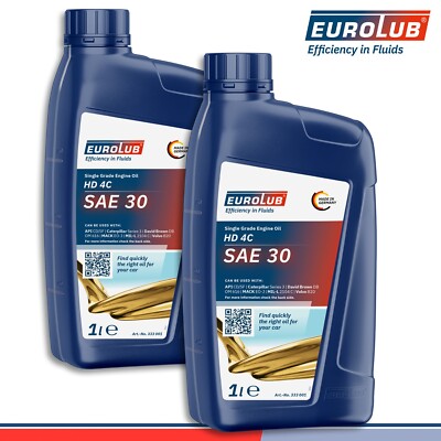 EuroLub 2 x 1 l HD 4C 30W Motoröl Rasenmäheröl