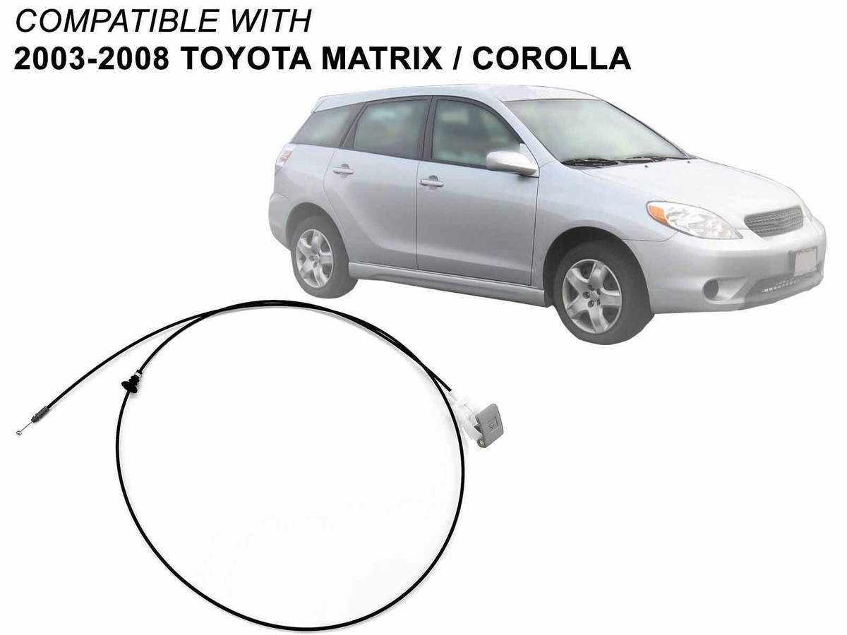 Hood Release Cable with Handle for 2003 - 2008 Toyota Matrix