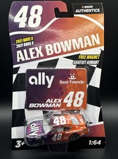 Alex Bowman 48 NASCAR Authentics 2021 Wave 8 Diecast 1:64 ally Best Friends