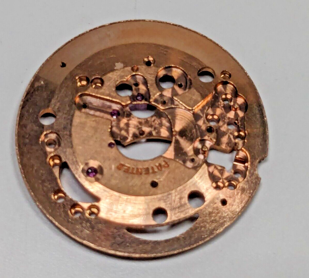 NOS Benrus FE-23-235 (17 jewels) Movement Main Plate - FE FE2D1 FE2D5