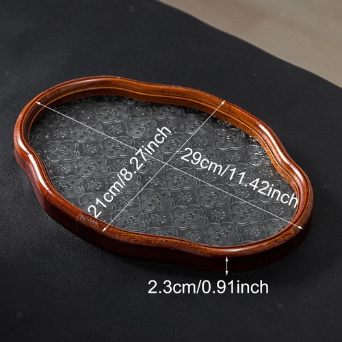 Wood Serving Tray Multifunction Breakfast Tray Home Ornaments Gifts Dinner Tray - Picture 3 of 6