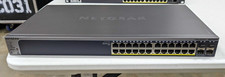 Netgear ProSafe GS728TP 24 Port PoE Gigabit Ethernet Smart Switch, Used