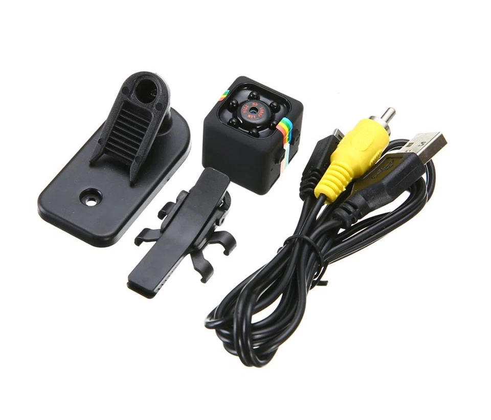 TELECAMERA SQ11 MINI DV VIDEO CAMERA FULL HD 1080P MICROCAMERA LED INFRAROSSI - Immagine 2 di 2