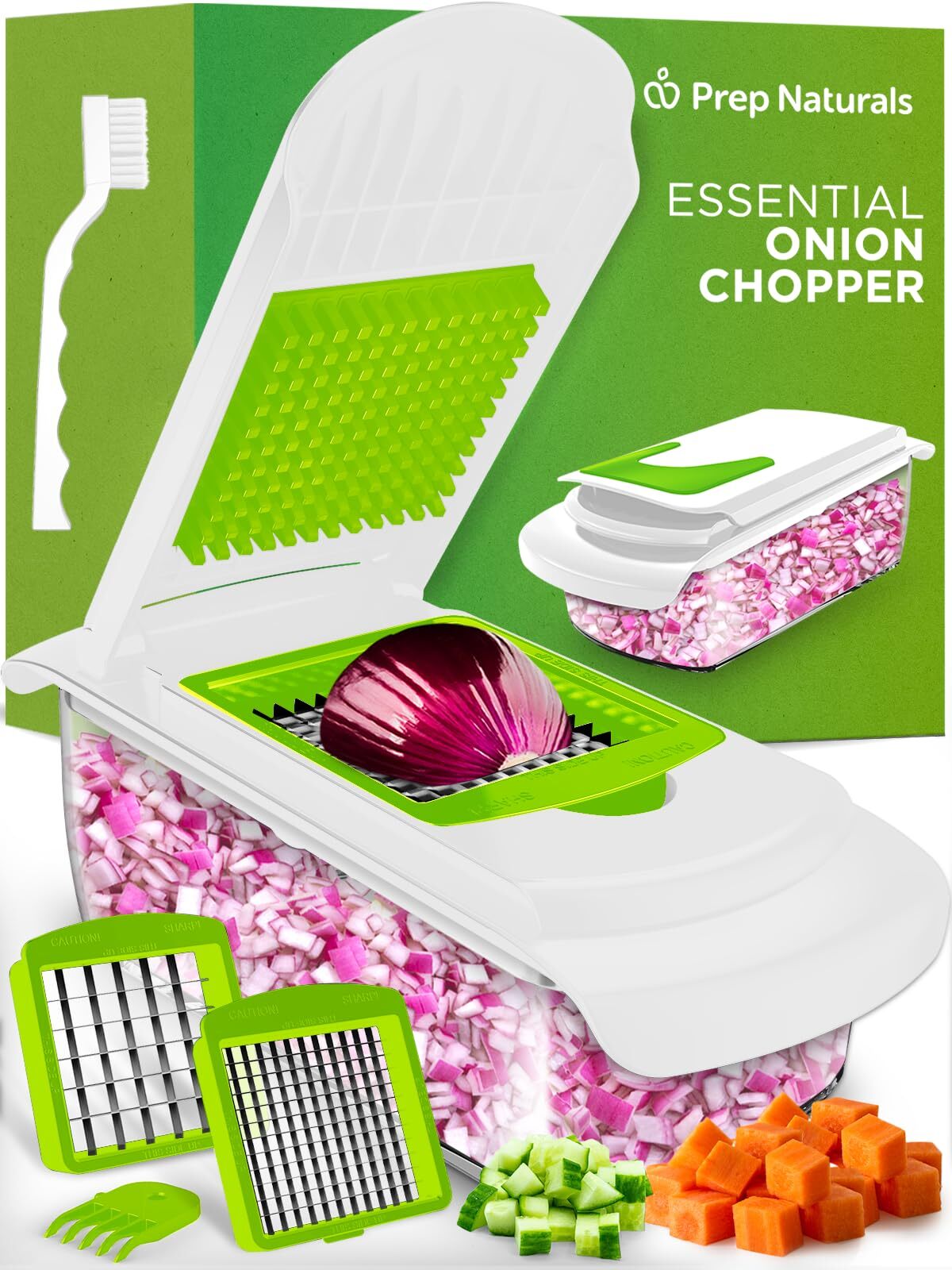Vegetable Chopper with Container, Veggie Chopper, Food Chopper & Onion Chopper