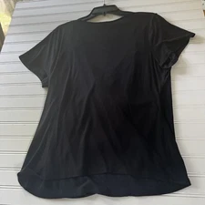 Talbots ladies shirt size large black