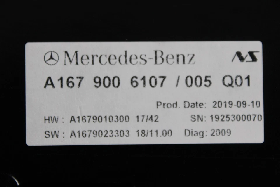 Unidad de exhibición frontal Mercedes Benz Clase GLE 20 21 A1679006107 W167 OEM Foto 3 de 4