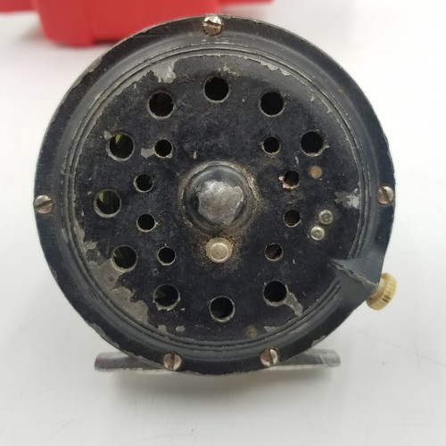 Mulinello da Pesca a Mosca Vintage Aquila Blu con Lenza Made in Japan π―π΅ - Foto 3 di 11