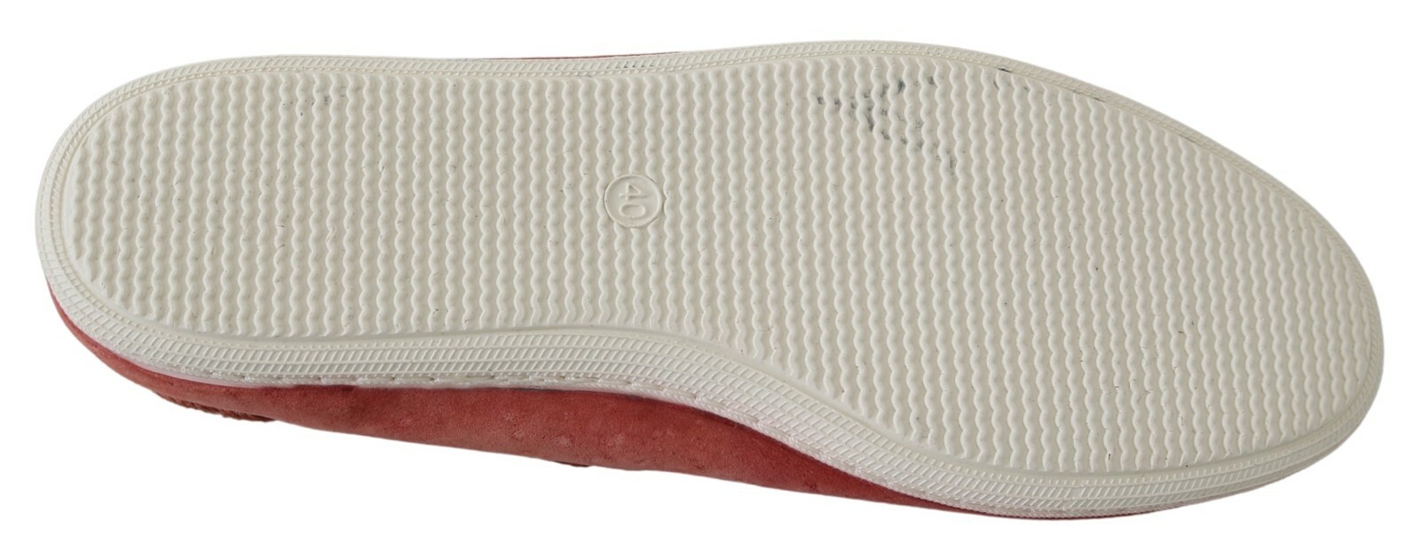 PANTOFOLA D’ORO Scarpe PANTOFOLA D'Oro Scarlatto Rosso Blu Righe Flat Slip On Donna EU40 US9 5