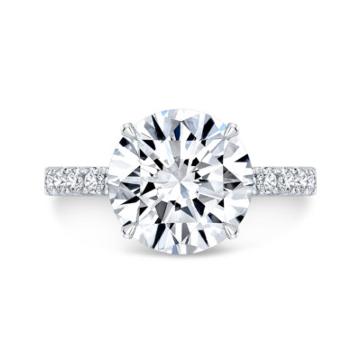 Rundschliff Diamant Ehering Lab Created IGI 1,60 kt 18 kt Weißgold E F V S