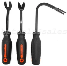 3 Pc Car Door Panel Remover Set Handle and Trim Auto Upholstery Clip Tool Kit