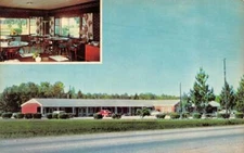 South Carolina SC   OLANTA MOTEL~Robert S Dice  ROADSIDE Florence Co  Postcard