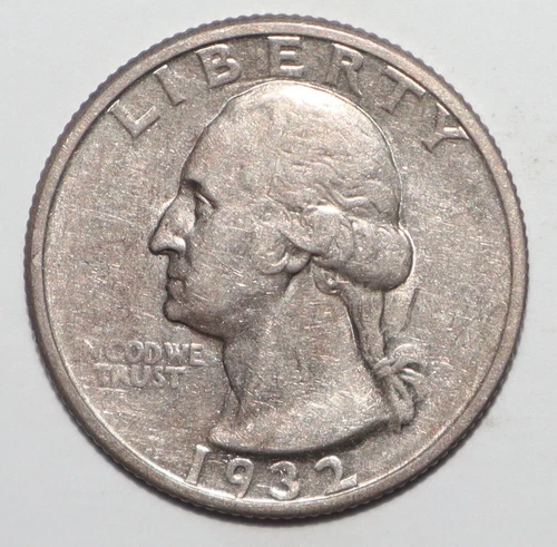 1932 Washington Quarter AU (F185)