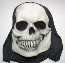 Vintage 1995 Halloween Mask The Paper Magic Group 1995 Skeleton Full Head